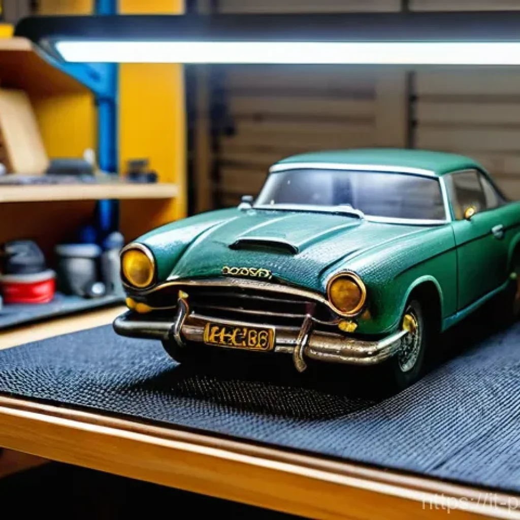 프라모델 블로그 운영 팁 - **Prompt 1: The Passionate Modeler's Workbench**
"A highly detailed, well-lit photograph of a sc...