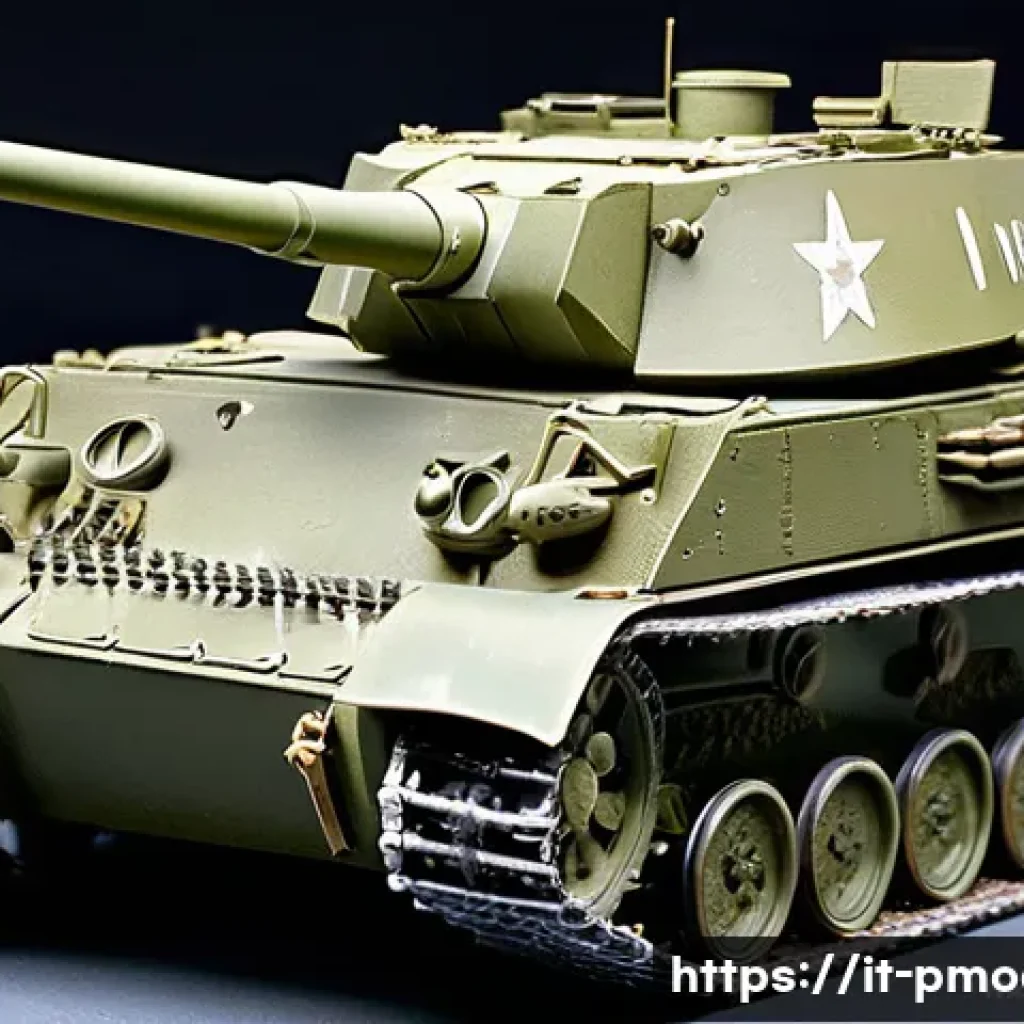 타미야 밀리터리 프라모델 - Highly detailed 1/35 scale Tamiya Panzer IV Ausf. H military model kit, showcasing authentic tank co...