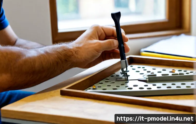 Home 17 프라모델 조립 시 유의점 - Photorealistic close-up of an Italian hobbyist carefully assembling an unpainted scale model kit at ...